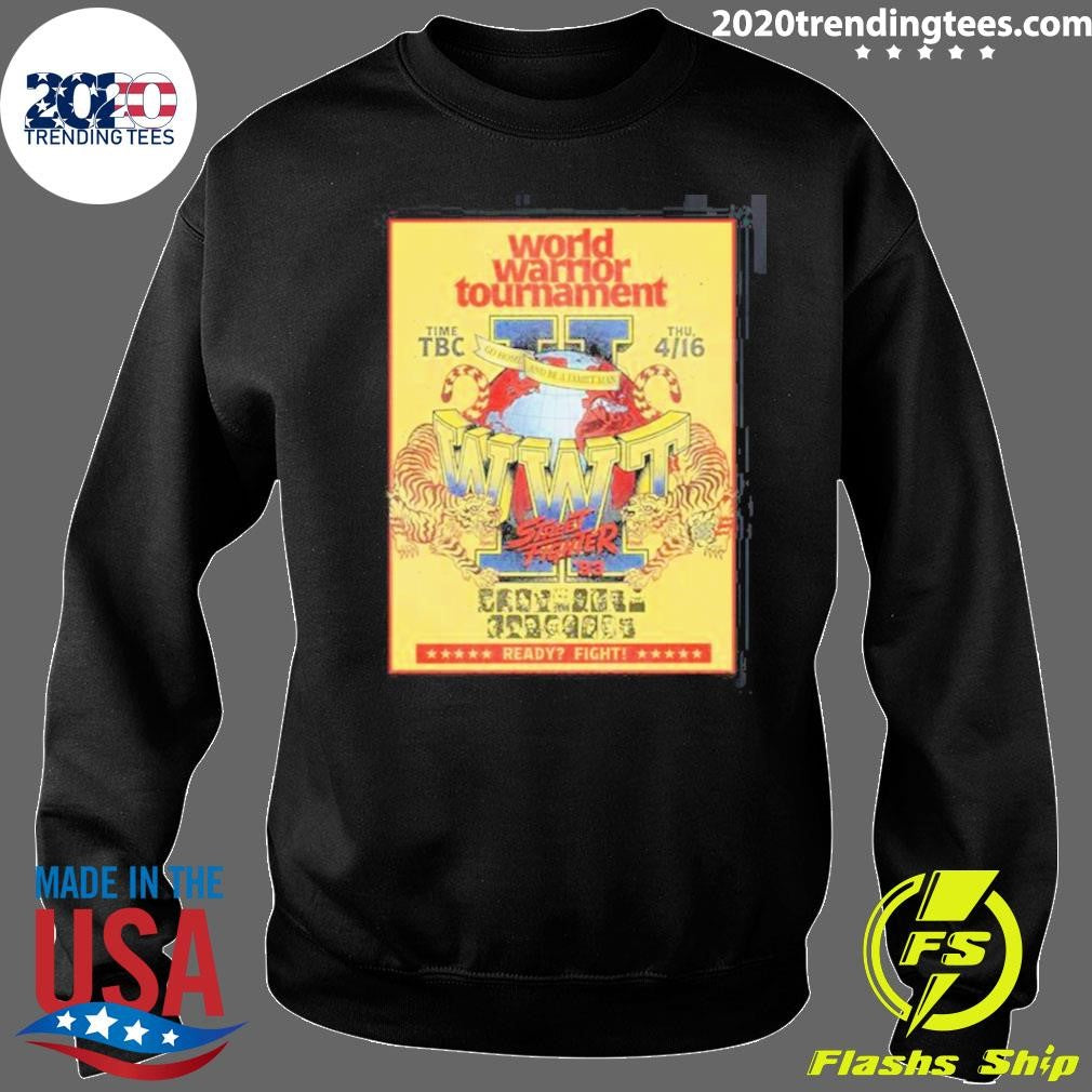 Street Fighter Movie World Warrior Tournament Flyer April 16, 2026 Shirt