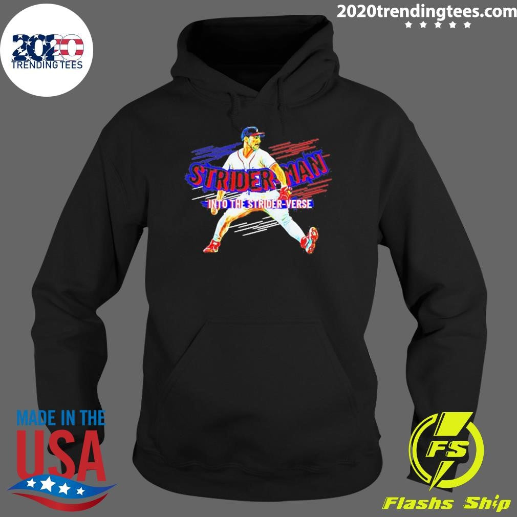 Strider-man Atlanta Braves Into The Strider Verse Shirt
