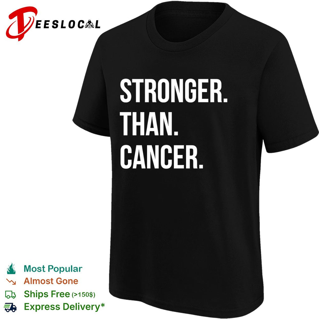 Stronger than cancer inspirational awareness shirt