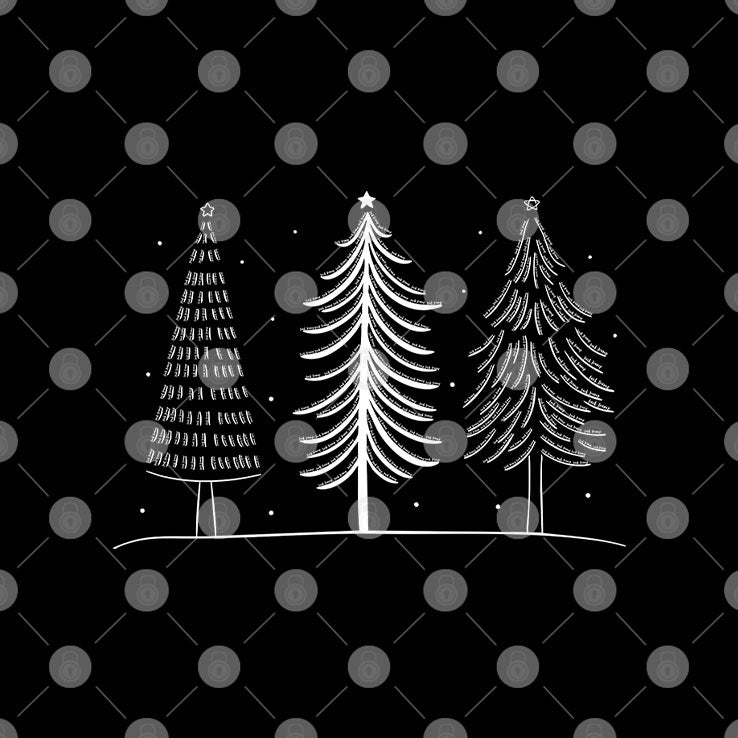 Subtle Fuck Trump Doodle Christmas Tree T Shirt