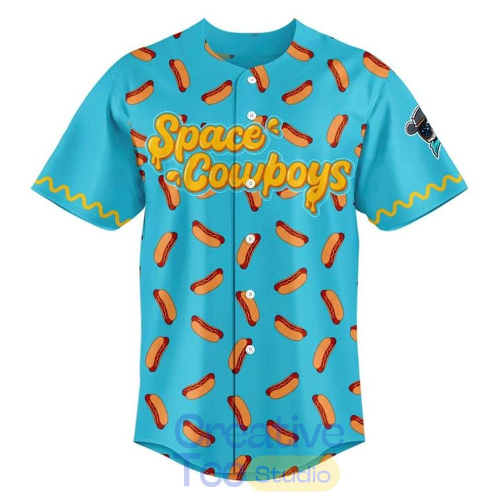 Sugar Land Space Cowboys 2026 Hot Dog Baseball Jersey