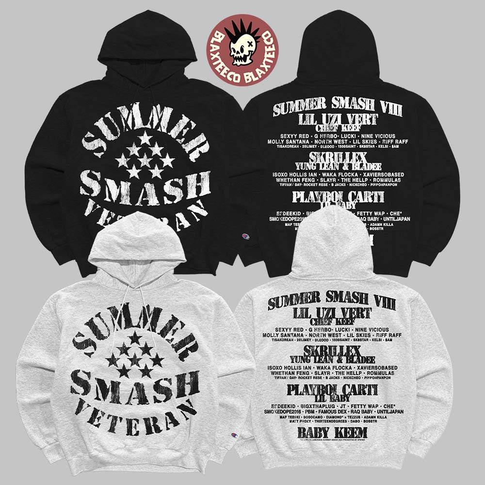 Summer Smash 2026 Festival Merch Lineup Veteran Two Sided T-Shirt Hoodie