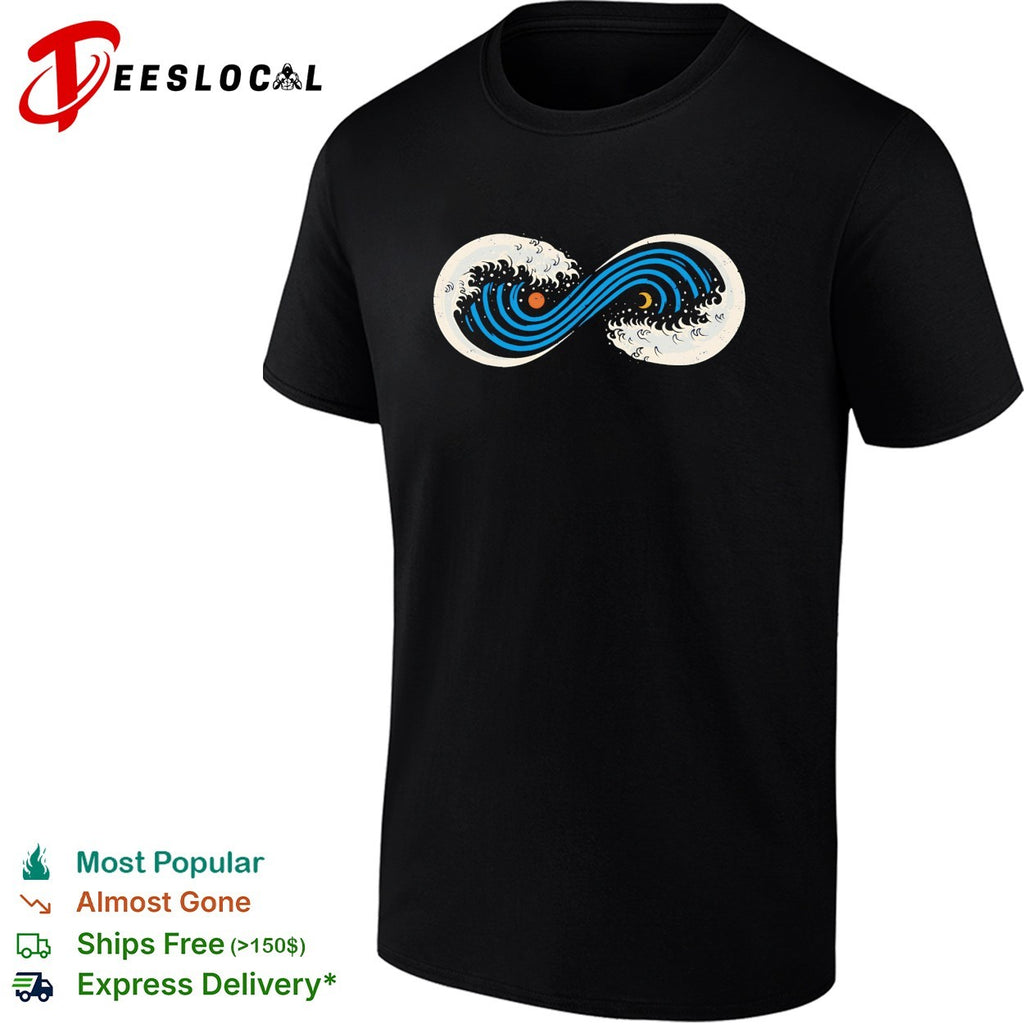 Sun and Moon Endless Great Wave vintage shirt