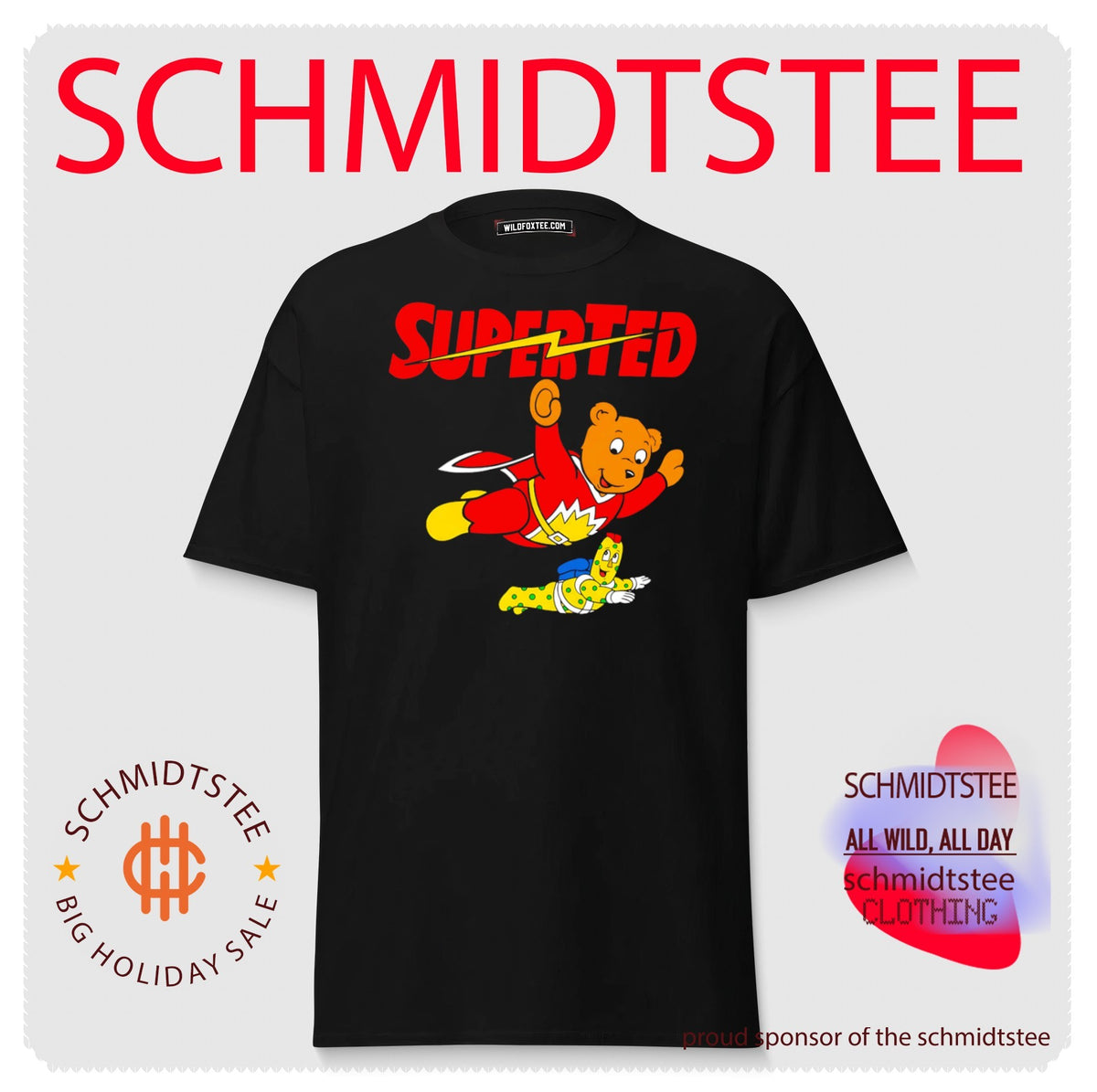 SuperTed and Spotty 80s Cartoon British Animation shirt