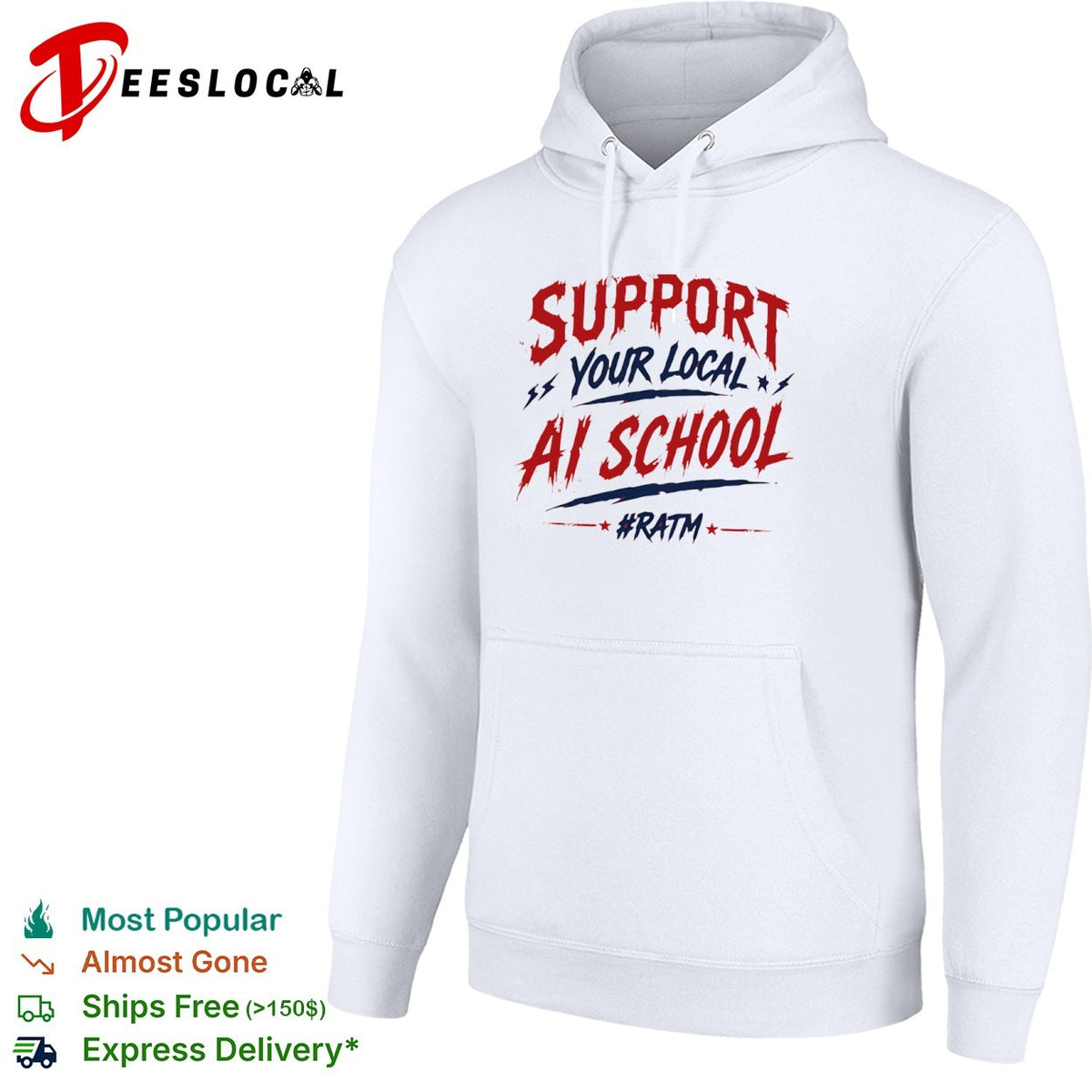 Support your local ai school ratm shirt
