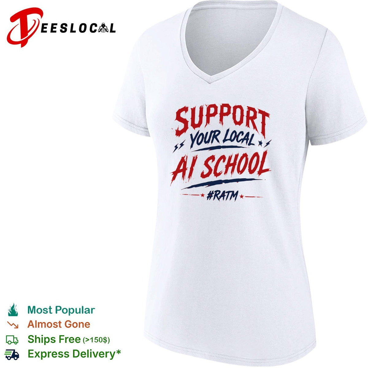 Support your local ai school ratm shirt