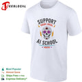Support your local ai school ratm sugar skull shirt