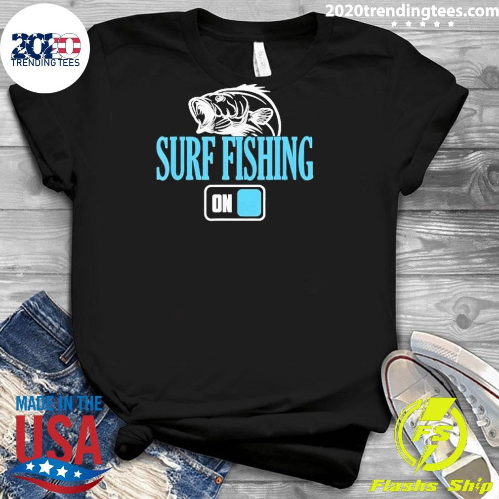 Surf Fishing Mode On Graphic Shirt