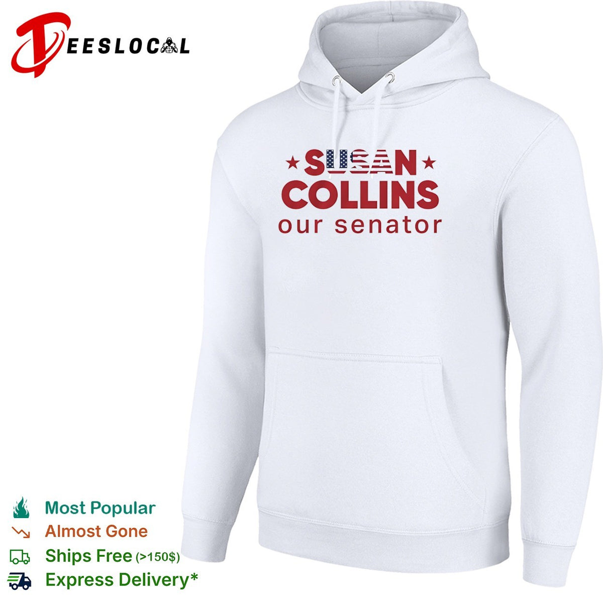 Susan Collins our senator USA Flag shirt