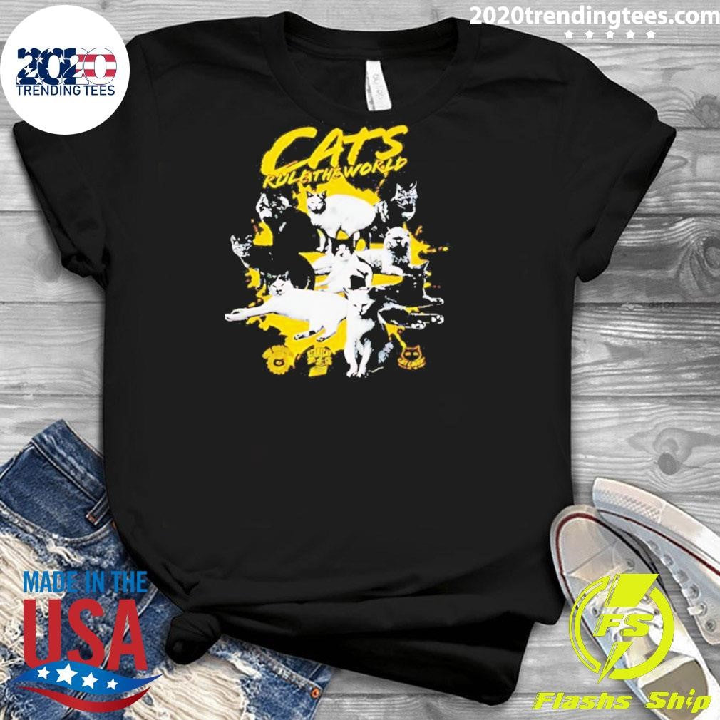 Suzuri Cats Rule The World Shirt