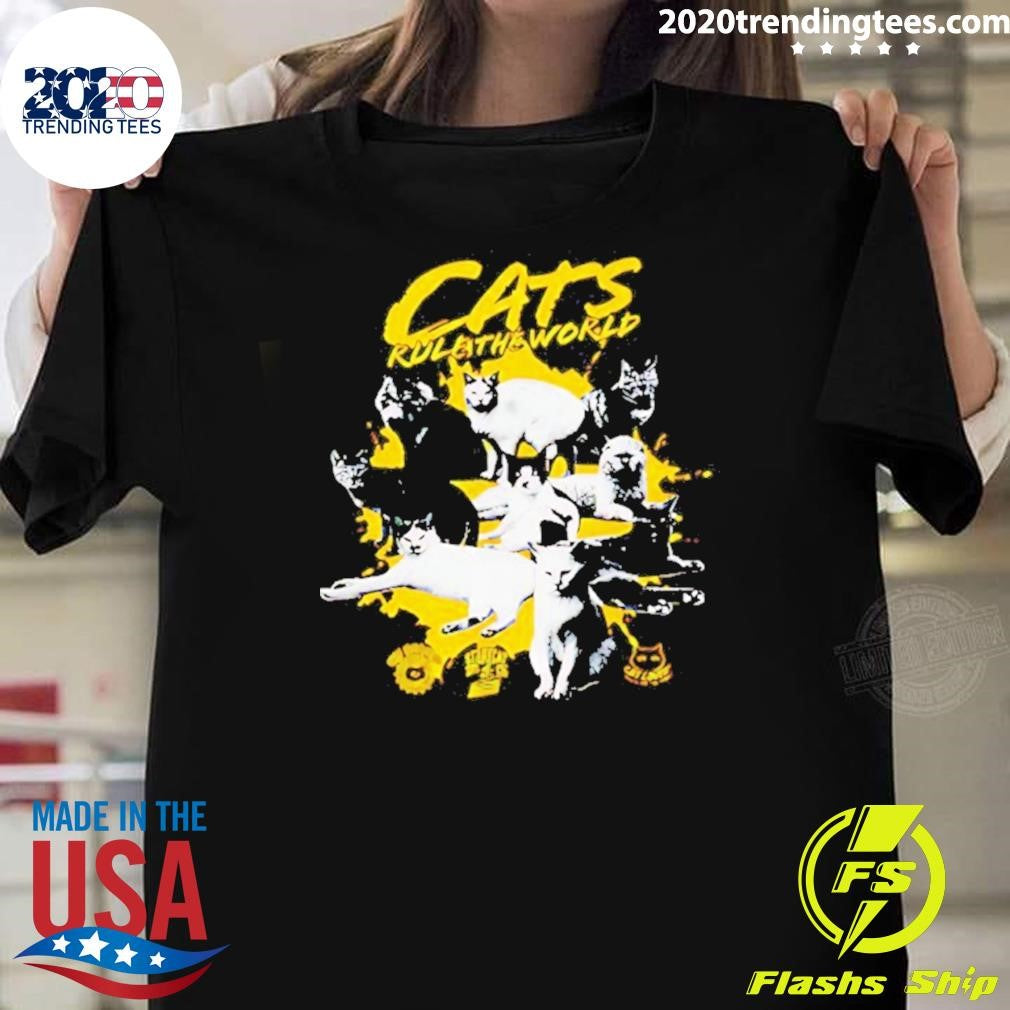 Suzuri Cats Rule The World Shirt