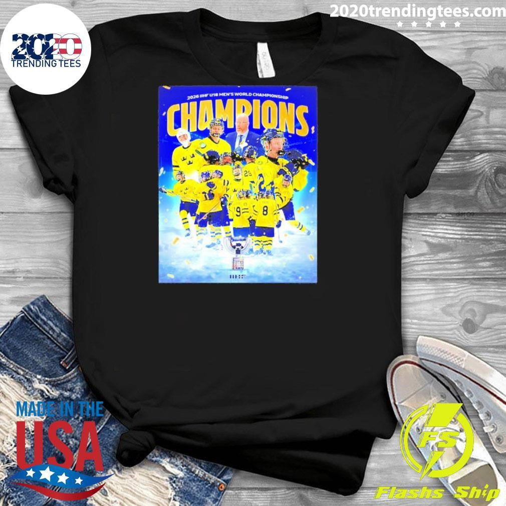 Sweden Hockey 2026 Iihf U18 Men’s World Championship Shirt