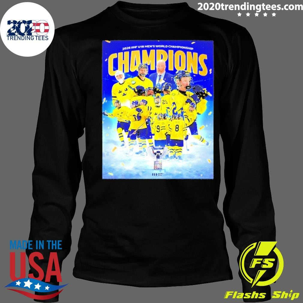 Sweden Hockey 2026 Iihf U18 Men’s World Championship Shirt