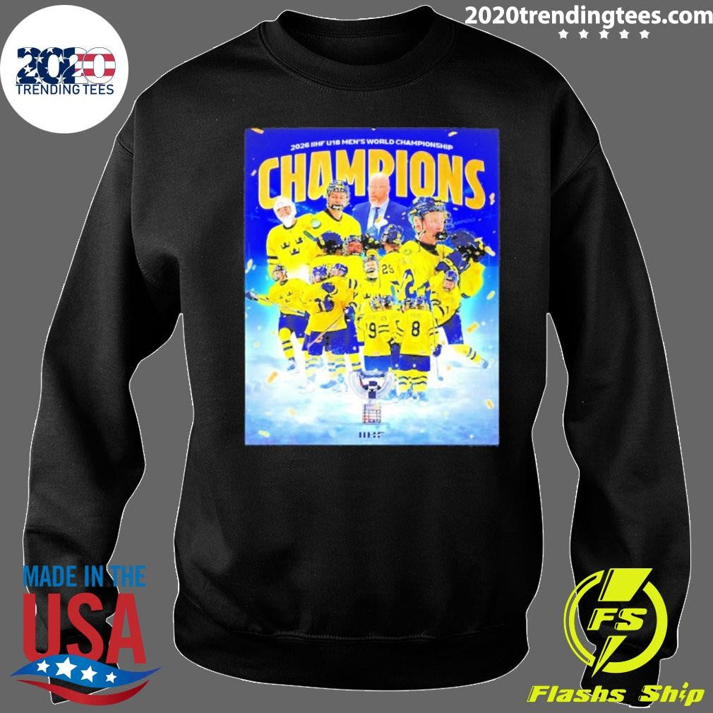 Sweden Hockey 2026 Iihf U18 Men’s World Championship Shirt