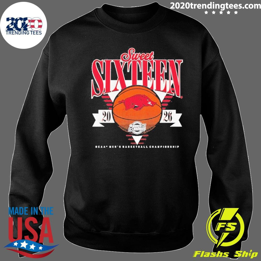 Sweet Sixteen Arkansas Razorbacks 2026 NCAA Men’s Basketball Tournament March Madness Shirt