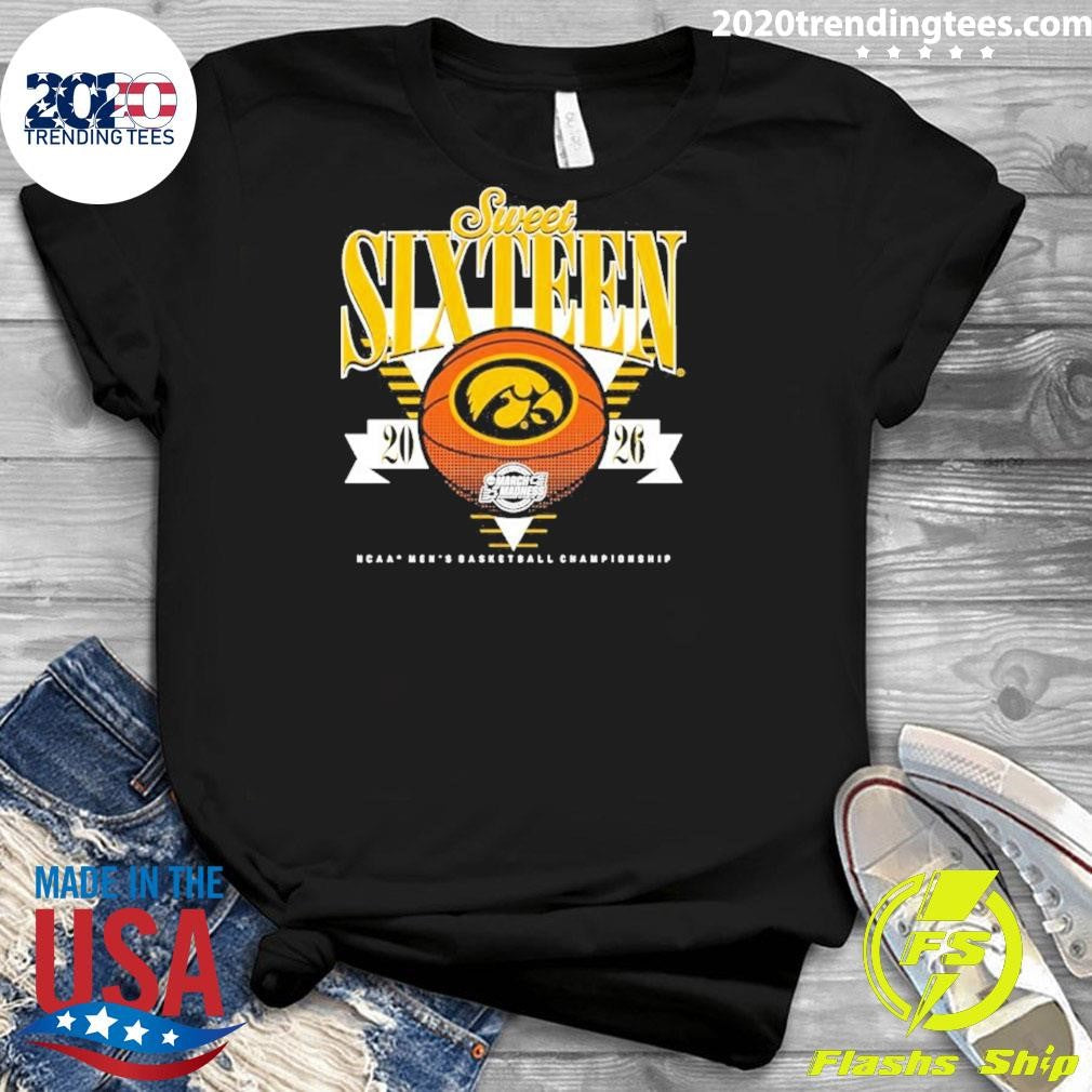 Sweet Sixteen Iowa Hawkeyes 2026 NCAA Men’s Basketball Tournament March Madness Shirt