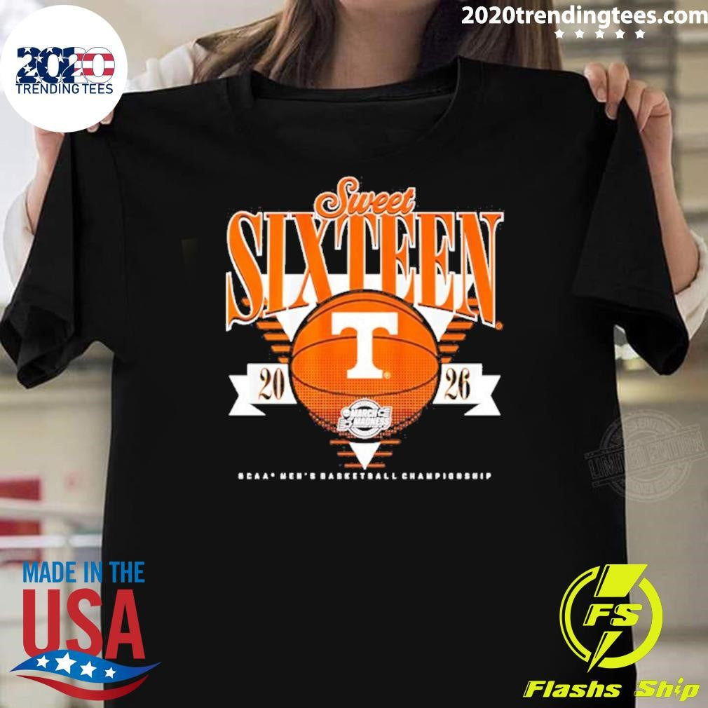 Sweet Sixteen Tennessee Volunteers 2026 NCAA Men’s Basketball Tournament March Madness Shirt