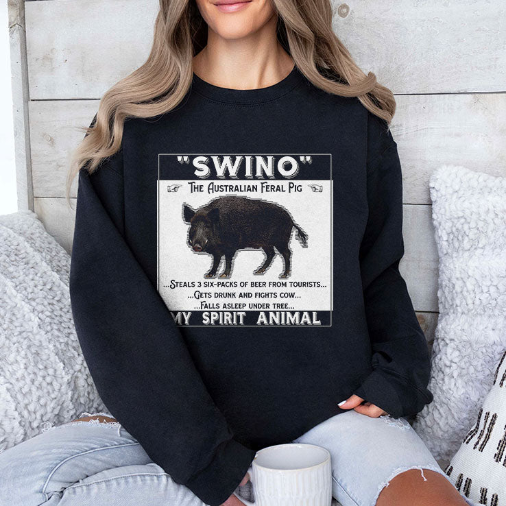 Swino The Australian Feral Pig My Spirit Animal Shirt