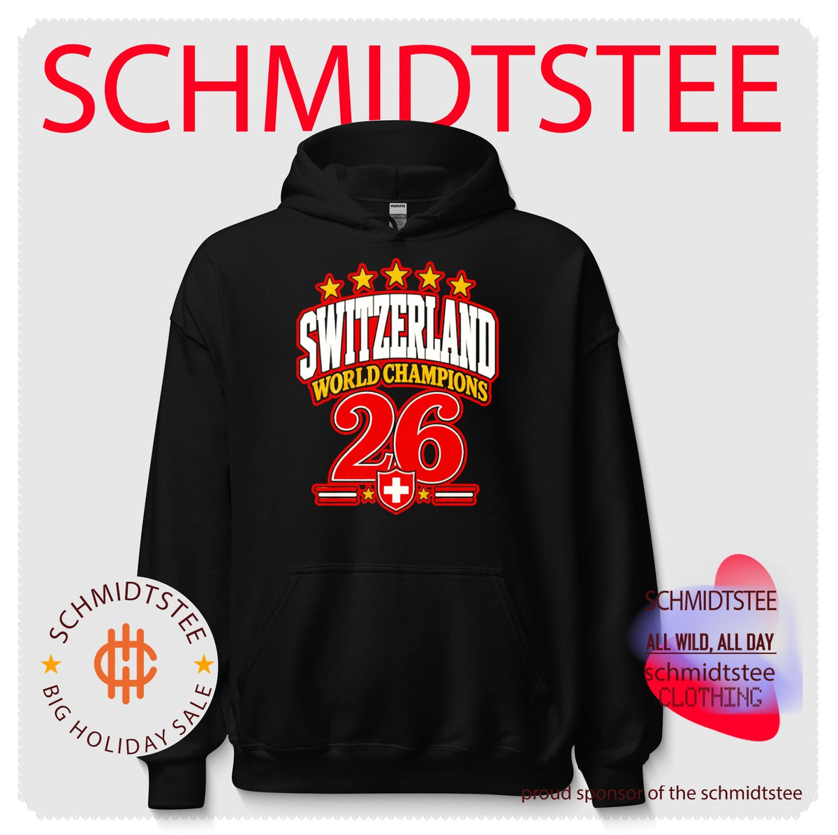 Switzerland 2026 World Champions flag shirt