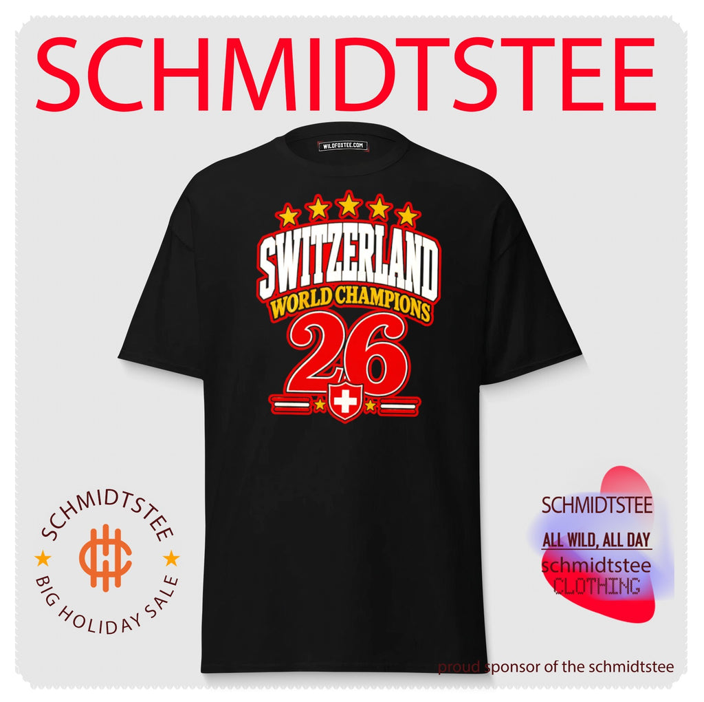 Switzerland 2026 World Champions flag shirt