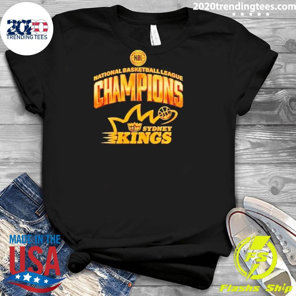 Sydney Kings 2026 Nbl Champions Beige Logo Shirt