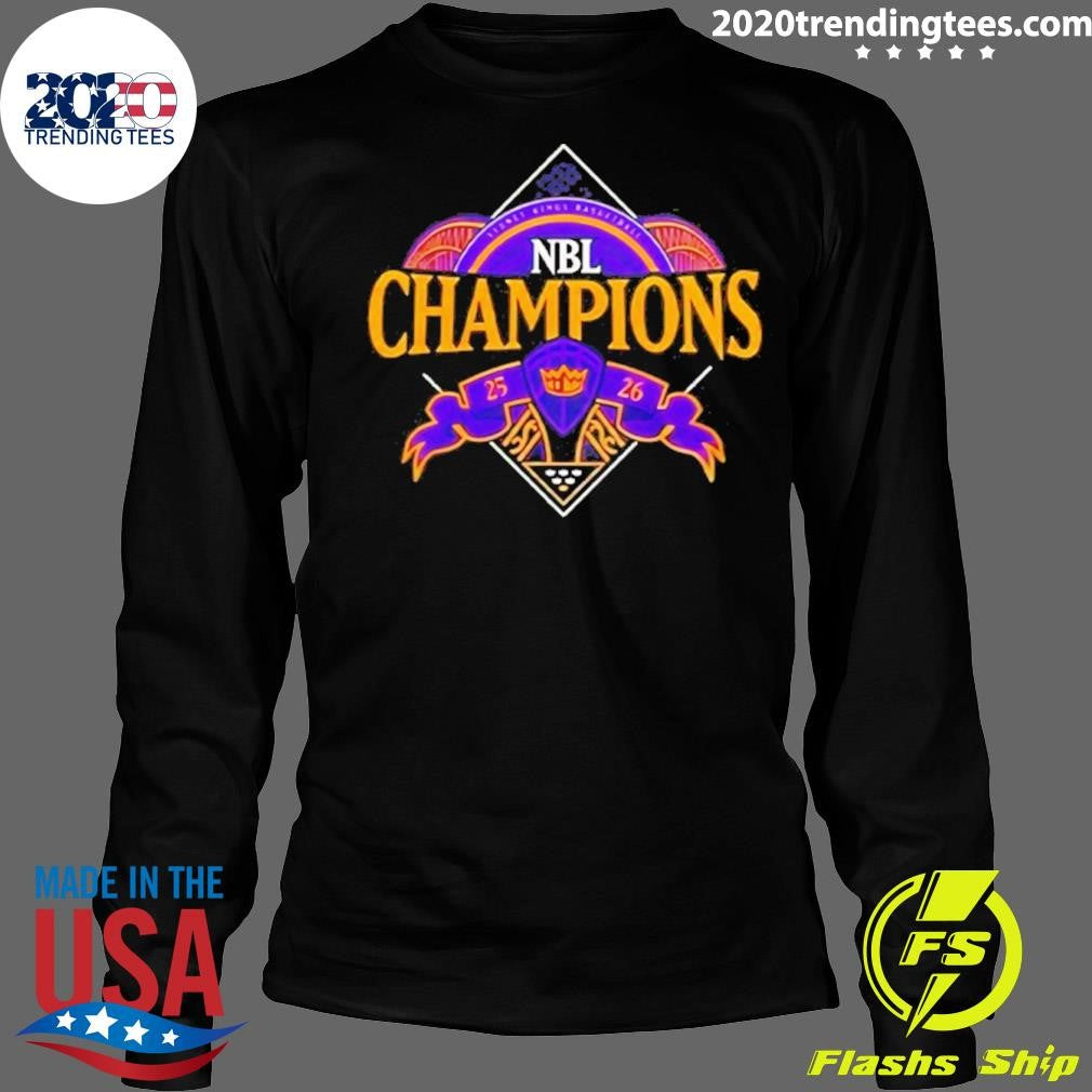 Sydney Kings 2026 Nbl Champions Graphic Shirt