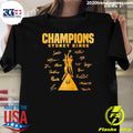 Sydney Kings 2026 Nbl Champions Signatures Trophy Shirt