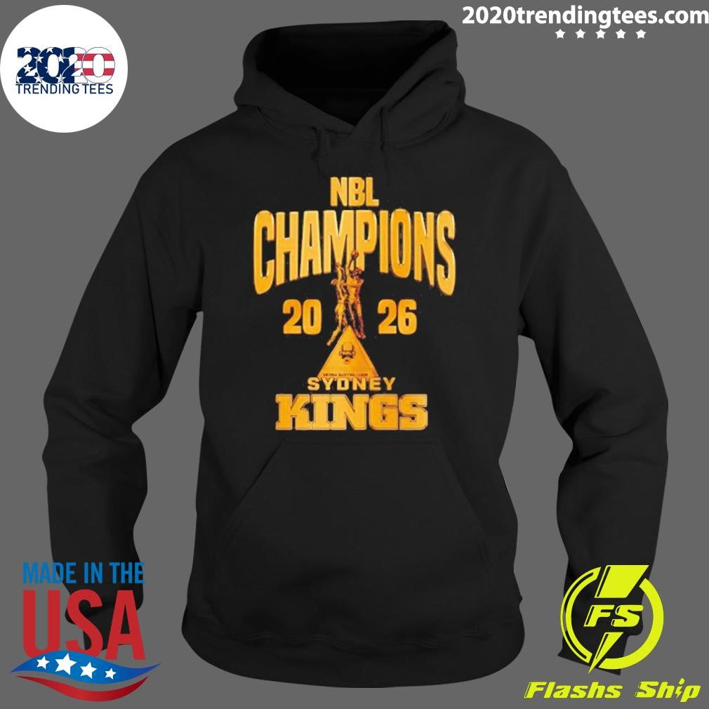 Sydney Kings 2026 Nbl Champions Trophy Shirt