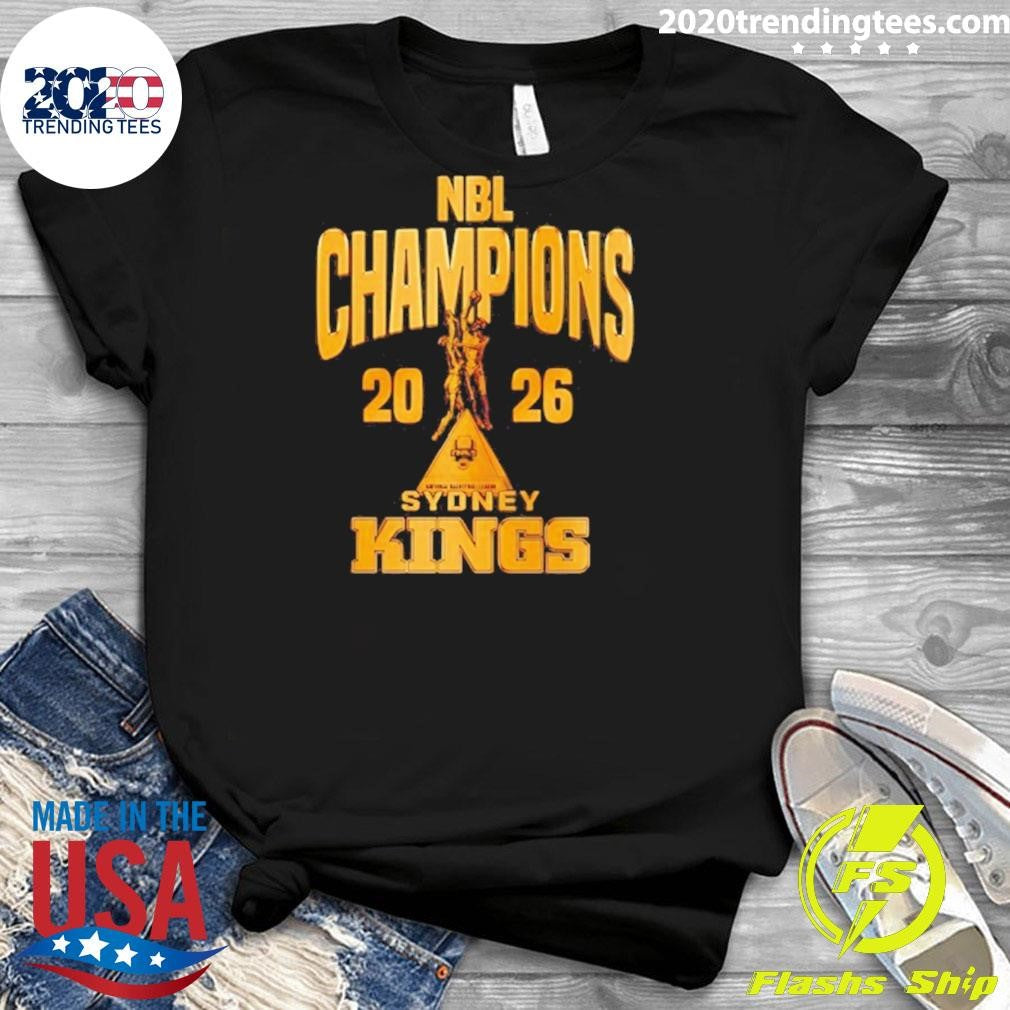 Sydney Kings 2026 Nbl Champions Trophy Shirt