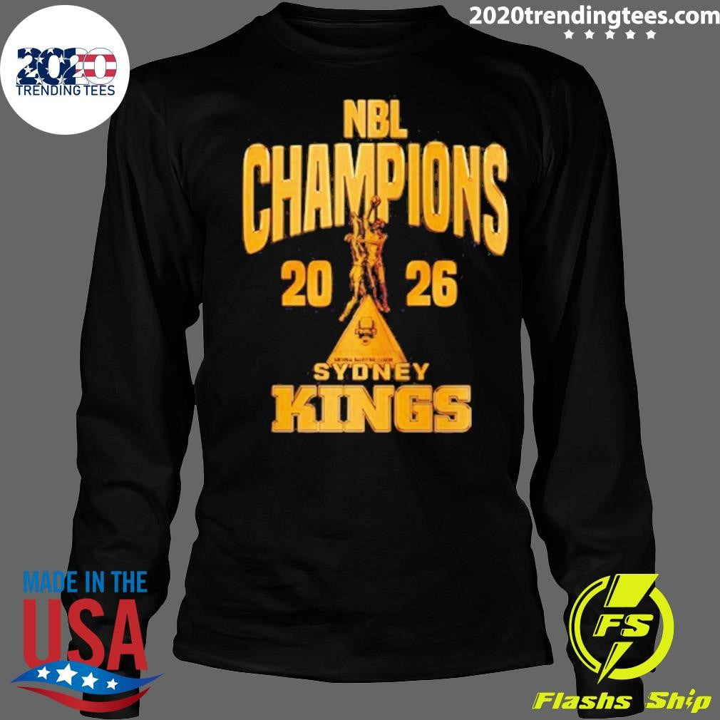 Sydney Kings 2026 Nbl Champions Trophy Shirt