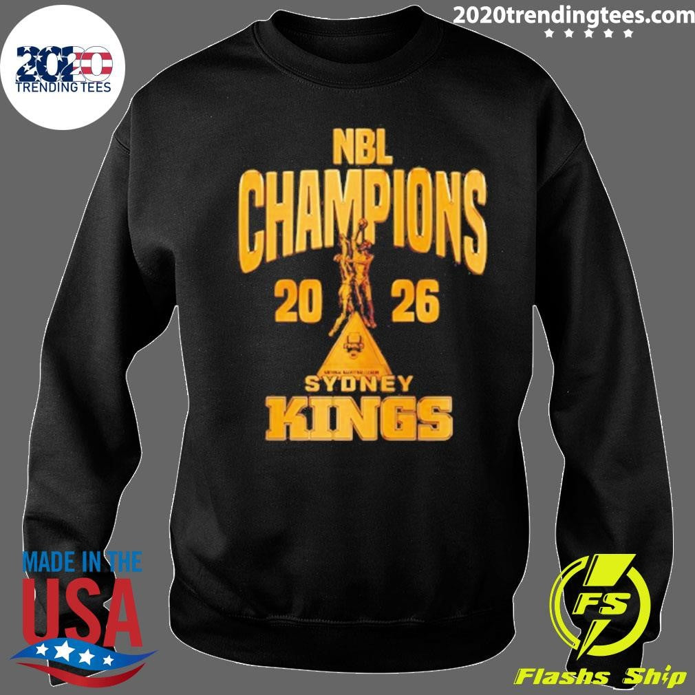 Sydney Kings 2026 Nbl Champions Trophy Shirt