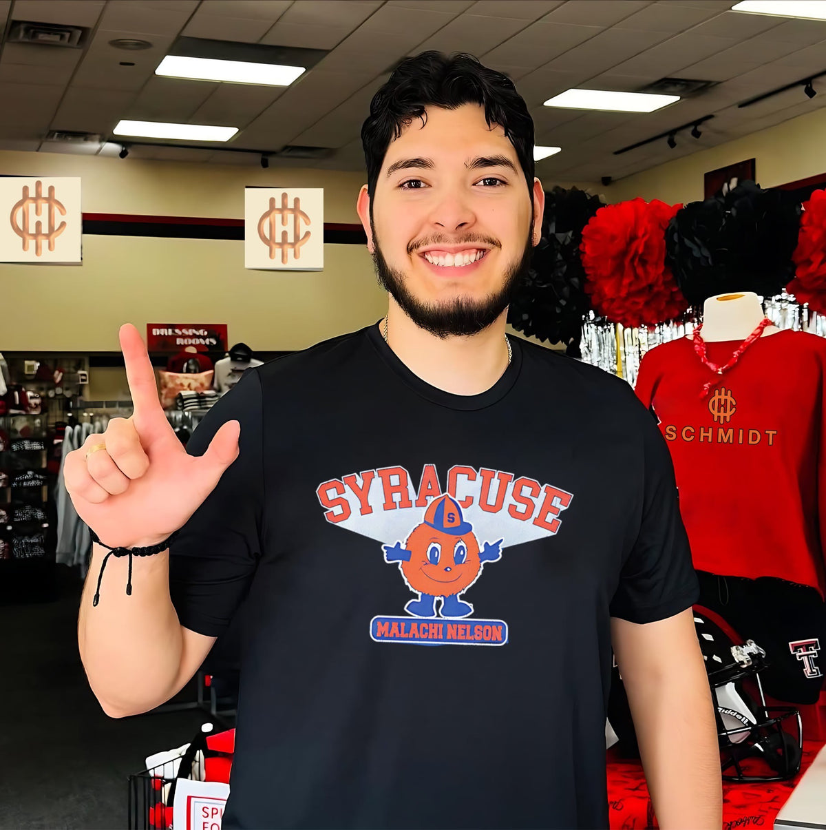 Syracuse Malachi Nelson graphic shirt