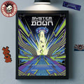 System Of A Down CDMX Mexico 2026 Pop Up Shop Event Poster At Estadio GNP Seguros On 27 And 28 May 2026 UFO Spaceship Poster Canvas