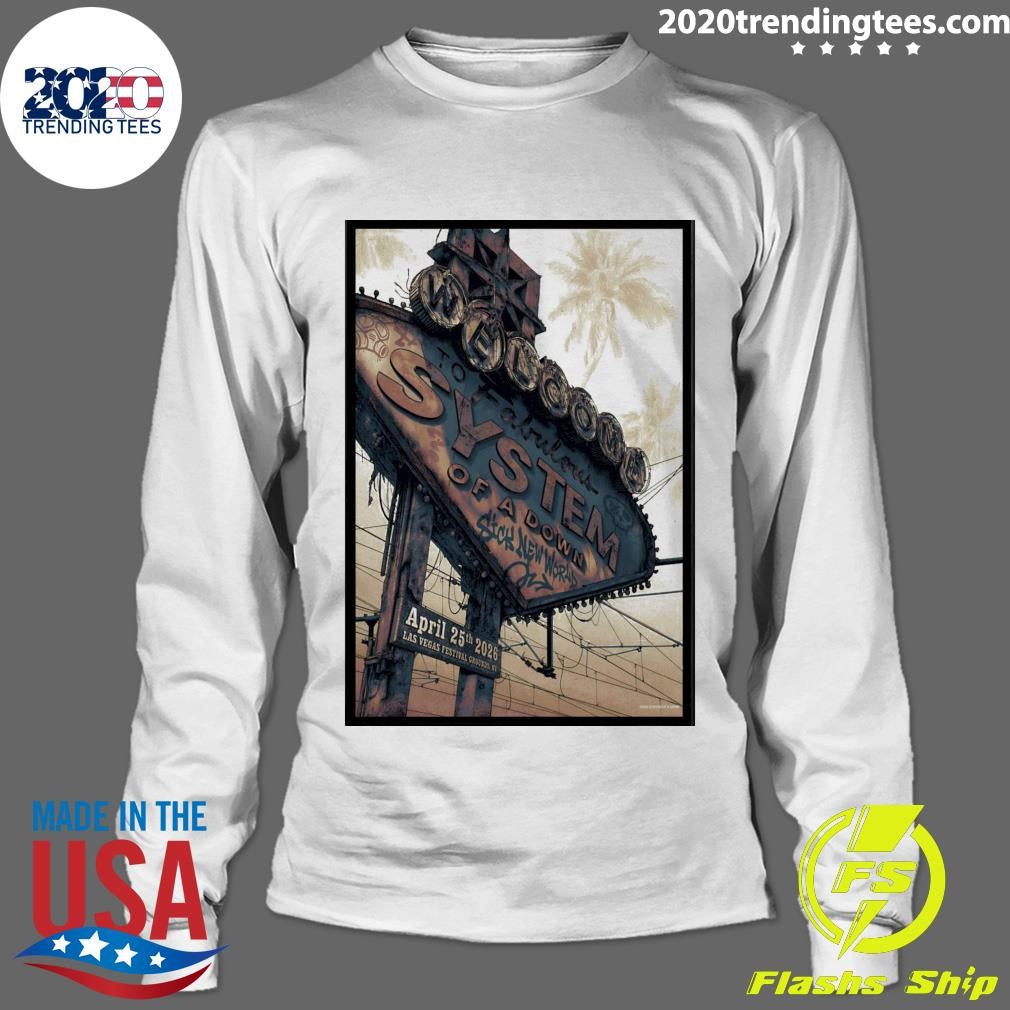 System Of A Down Las Vegas Festival Grounds, NV April 25 2026 Shirt