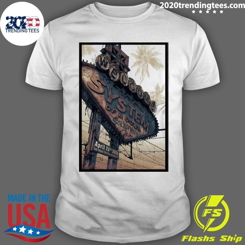 System Of A Down Las Vegas Festival Grounds, NV April 25 2026 Shirt