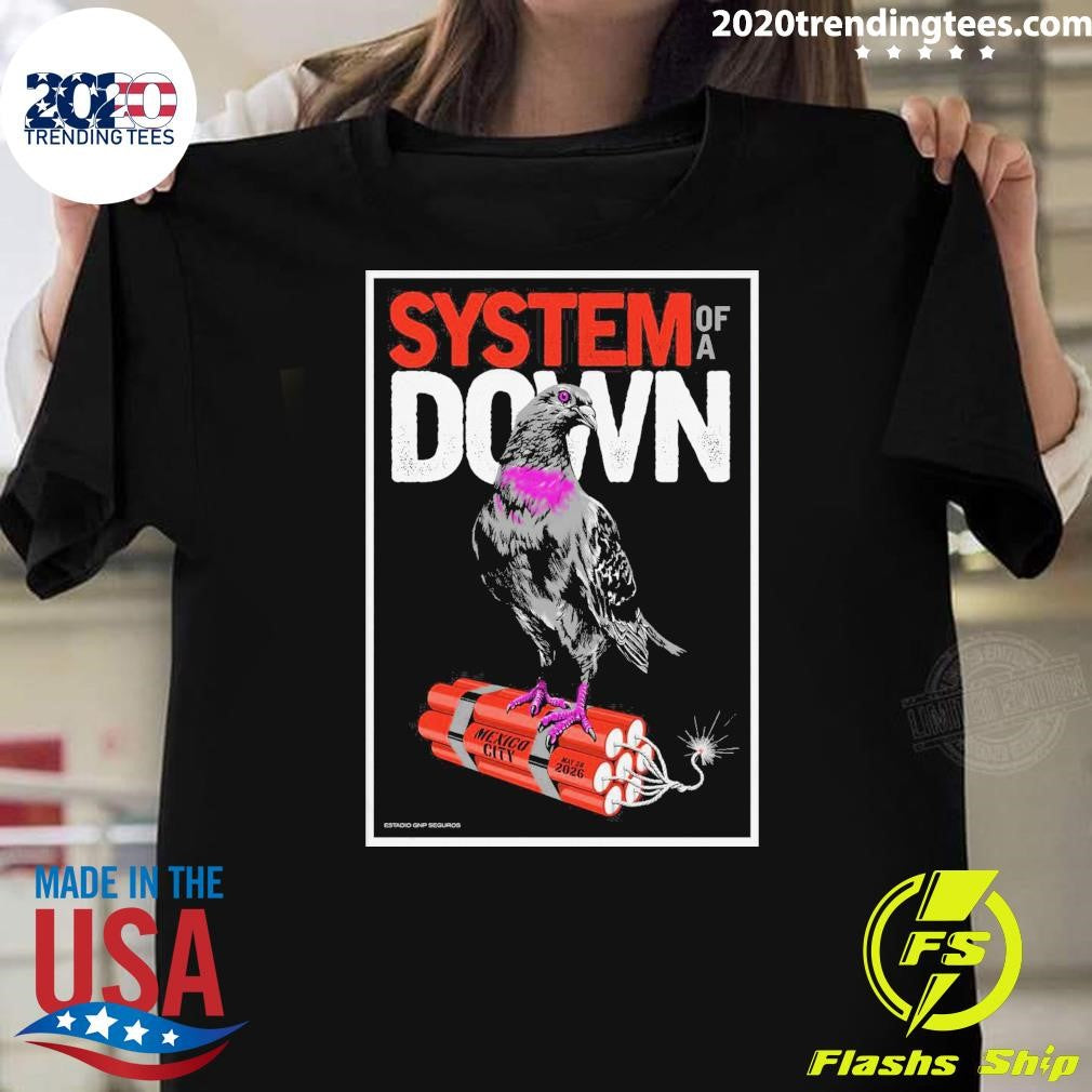 System Of A Down May 27-28 2026 Ciudad De Mexico Shirt