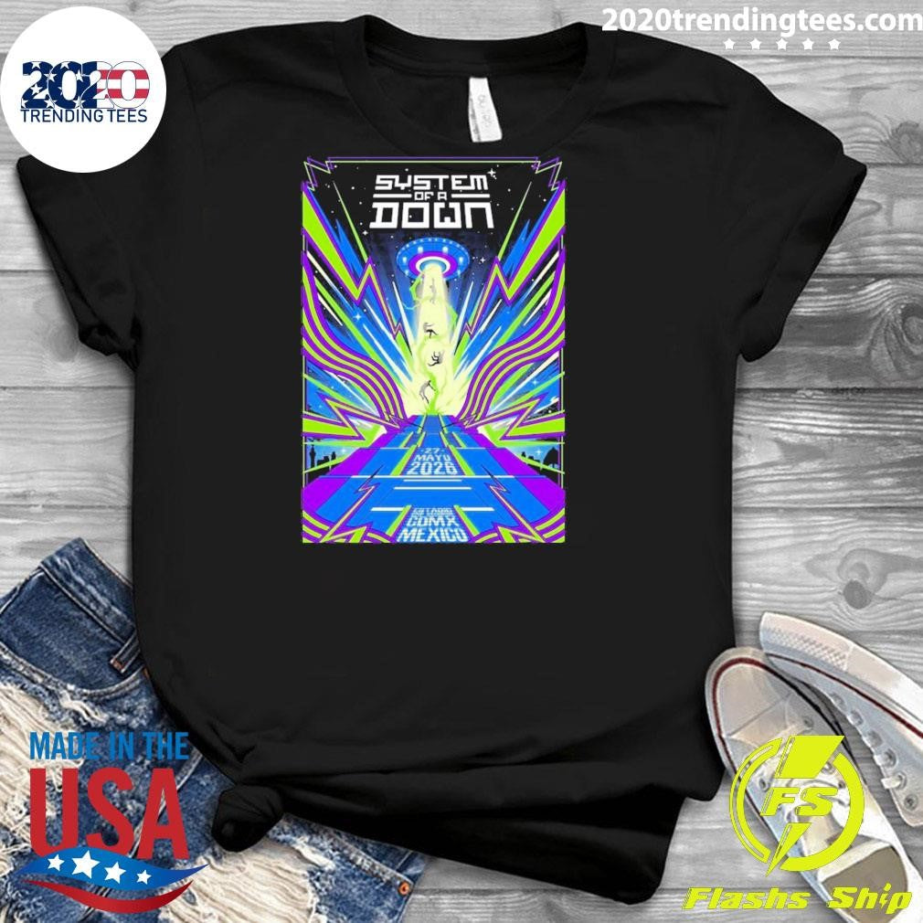 System Of A Down Mexico City Mexico Tour May 27 2026 Poster Shirt