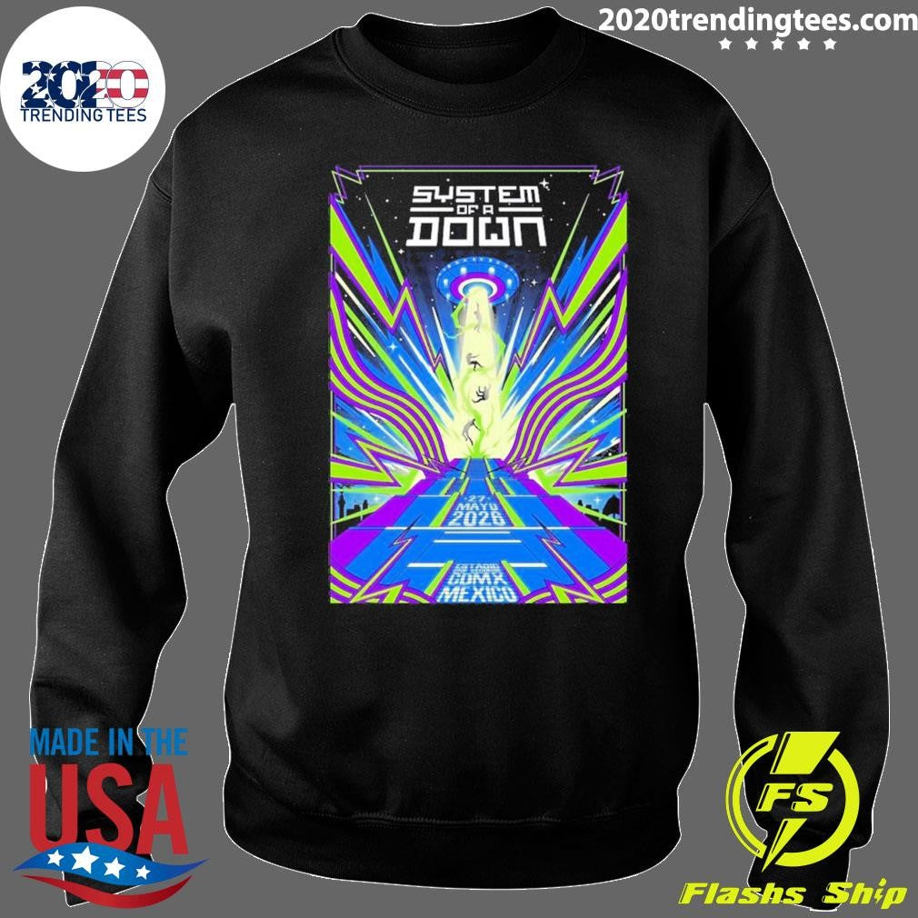 System Of A Down Mexico City Mexico Tour May 27 2026 Poster Shirt