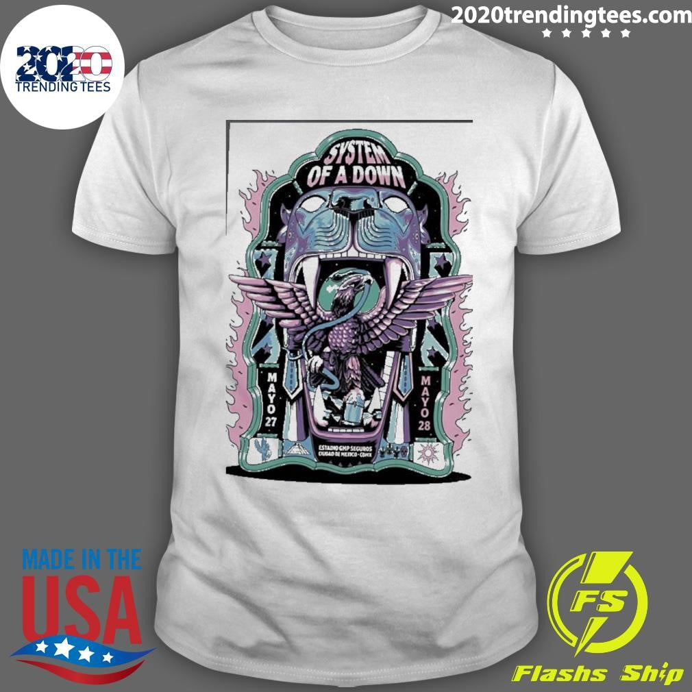 System Of A Down SOAD x Mercadorama 2026 CDMX Pop Up Shop Mexico City On May 27 28 2026 Poster Official By De Jonas Santos Home Decor Shirt