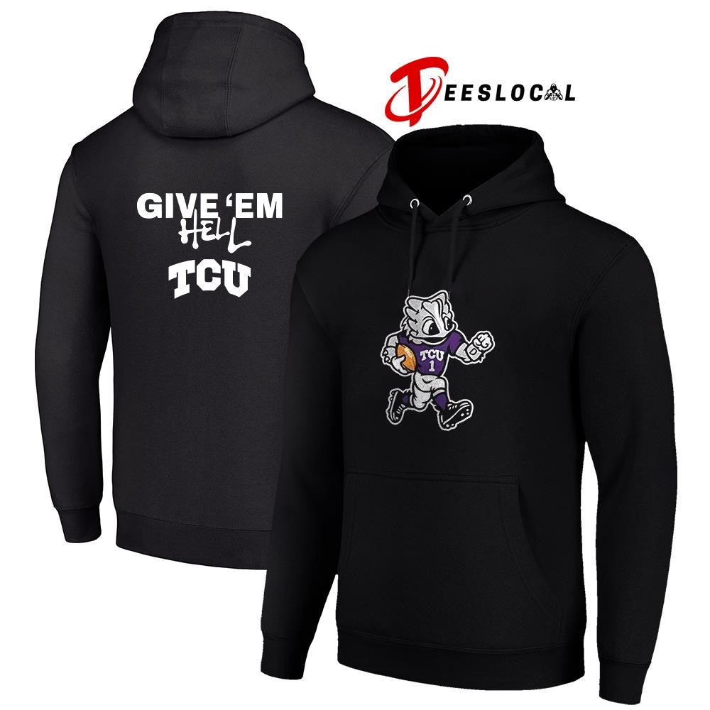 TCU Horned Frogs give ’em hell mascot shirt