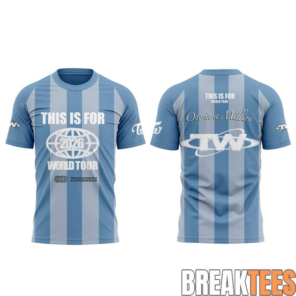 TWICE This Is For World Tour 2026 Signature Shirt