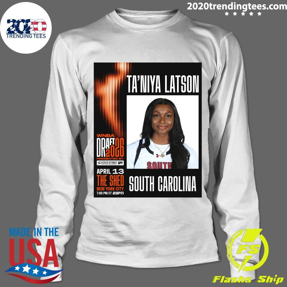 Ta’Niya Latson is officially invited to the 2026 #WNBADraft presented by State Street Investment Management SPY Shirt