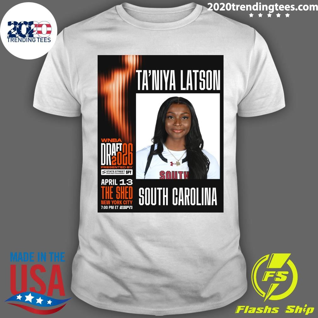 Ta’Niya Latson is officially invited to the 2026 #WNBADraft presented by State Street Investment Management SPY Shirt