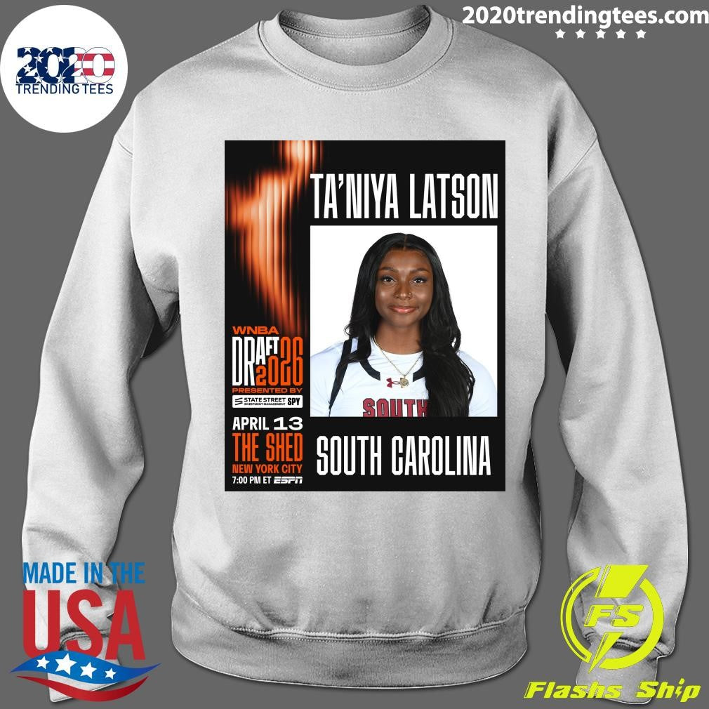 Ta’Niya Latson is officially invited to the 2026 #WNBADraft presented by State Street Investment Management SPY Shirt