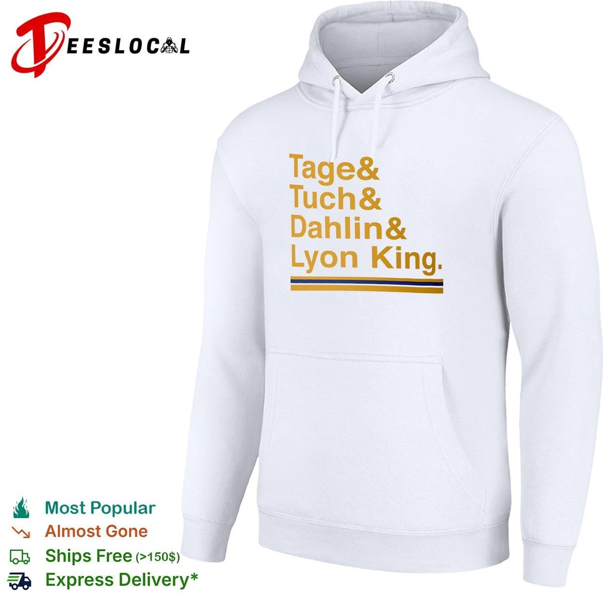 Tage and Tuch and Dahlin and Lyon King Buffalo Sabres nickname hockey shirt