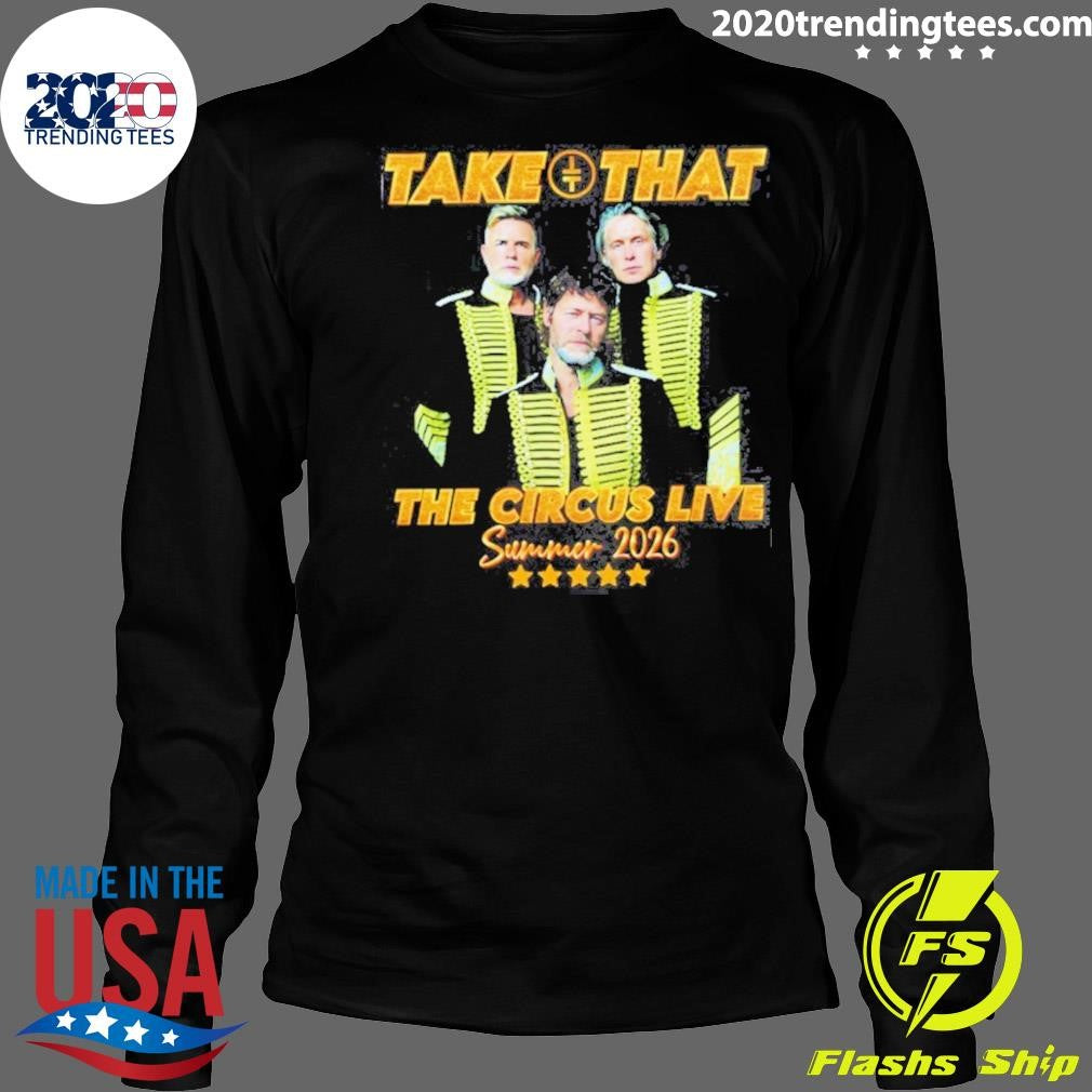 Take That Circus Live Summer 2026 Tour Concert Shirt