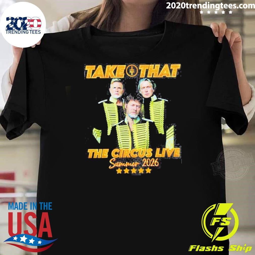 Take That Circus Live Summer 2026 Tour Concert Shirt