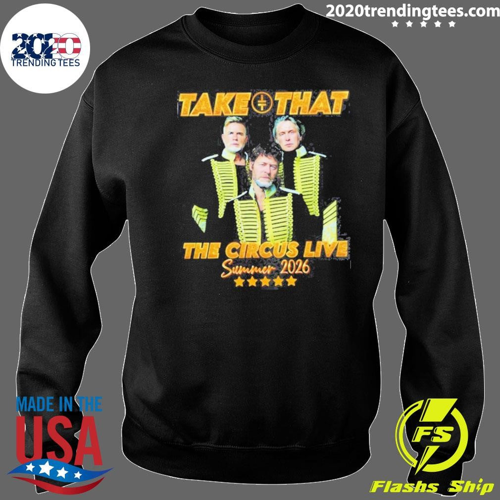 Take That Circus Live Summer 2026 Tour Concert Shirt