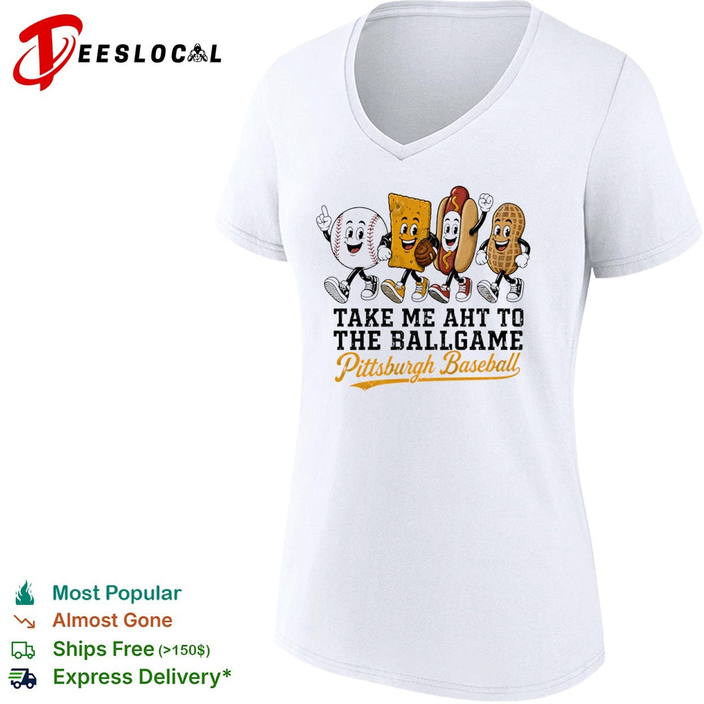 Take me aht to the ballgame Pittsburgh Pirates baseball shirt