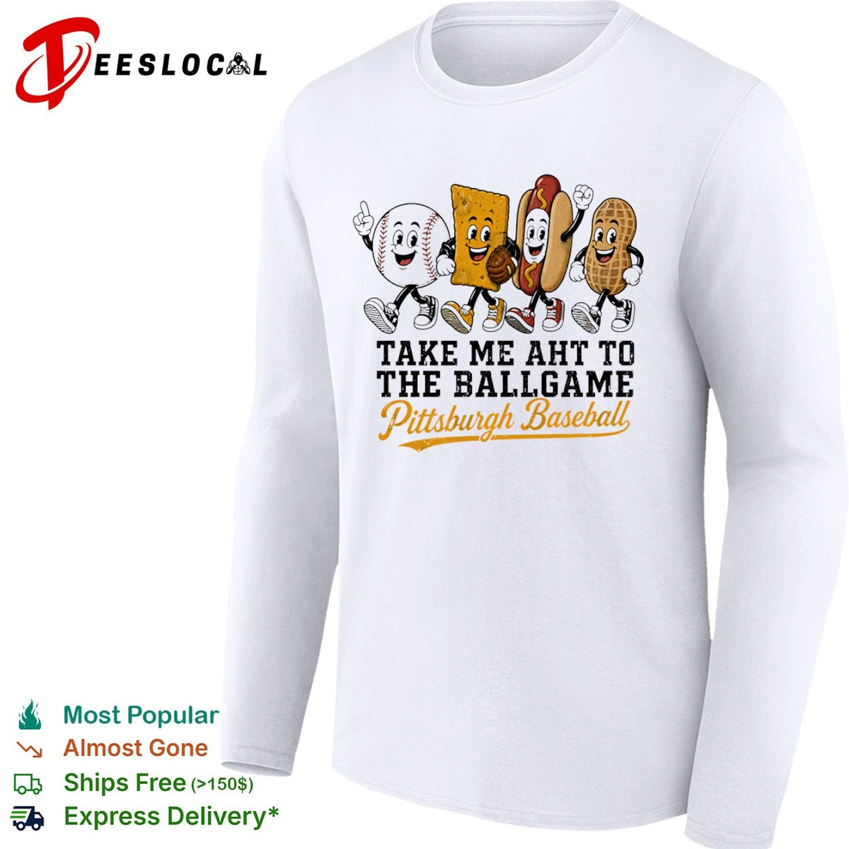 Take me aht to the ballgame Pittsburgh Pirates baseball shirt